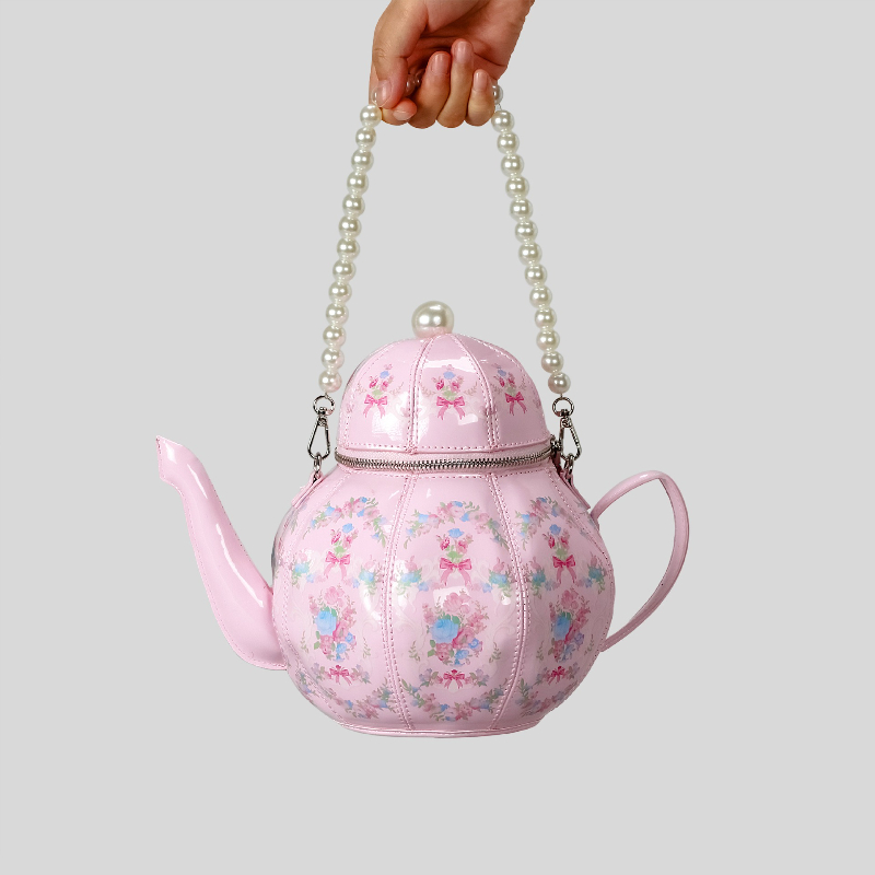 Pearl Chain Teapot Crossbody B - Linen Bag Bulk review and price