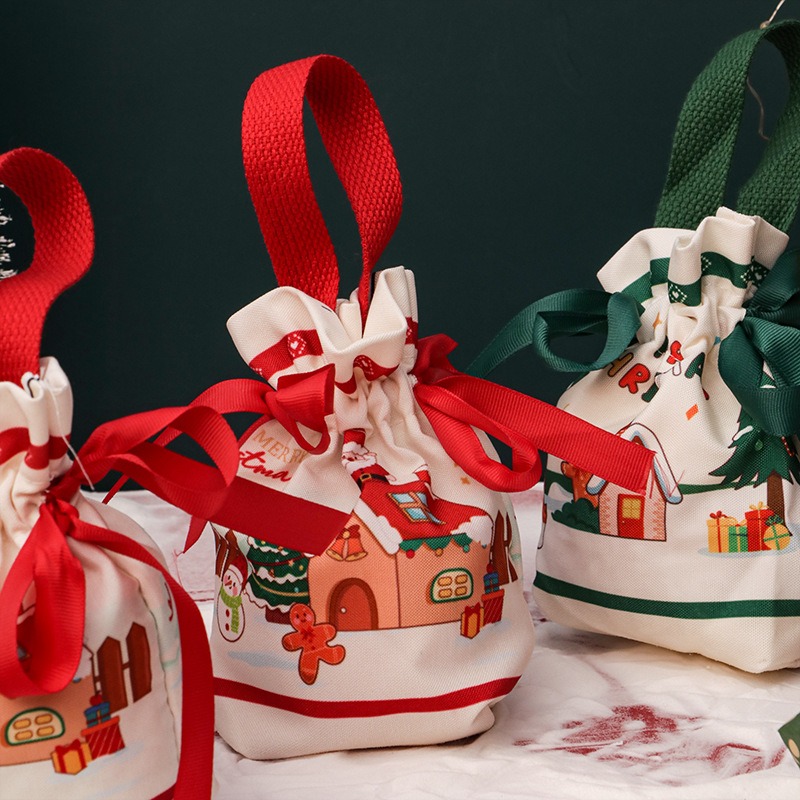 Small Christmas Gift Bag Eve P - Linen Bag Bulk review and price