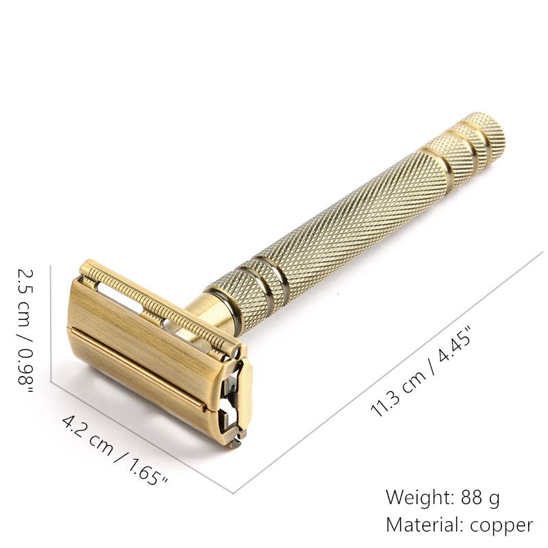 YINTAL Men's Bronze Classic Do - Safety Razor Handle review and price