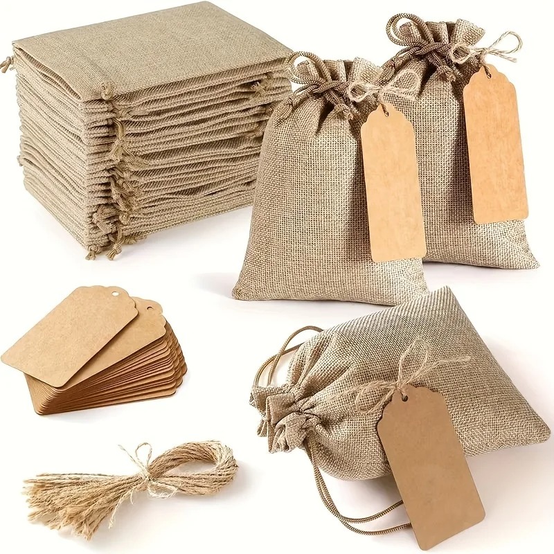 21/51pcs Linen Bundle Pocket,R - Linen Bag Bulk review and price