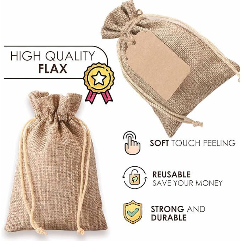 21/51pcs Linen Bundle Pocket,R - Linen Bag Bulk review and price