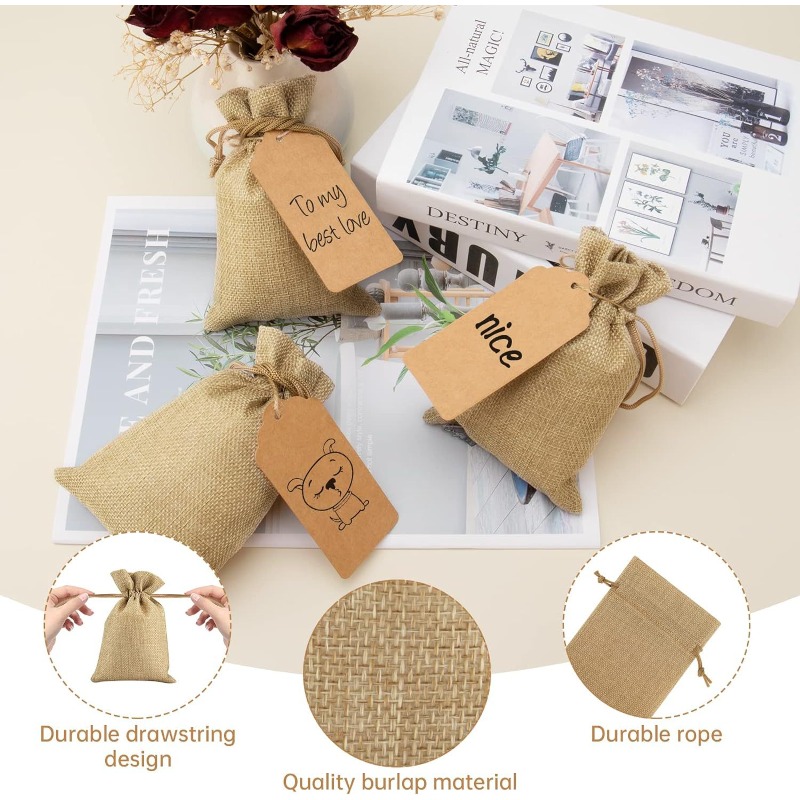 21/51pcs Linen Bundle Pocket,R - Linen Bag Bulk review and price