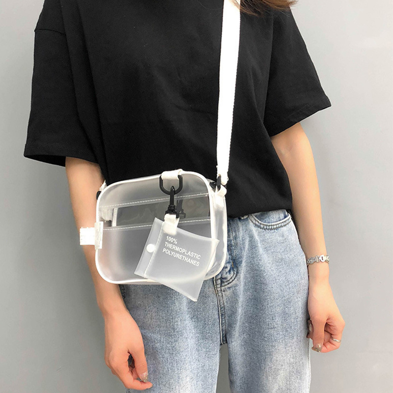 Casual PVC Transparent Bag Wom - Linen Bag Bulk review and price