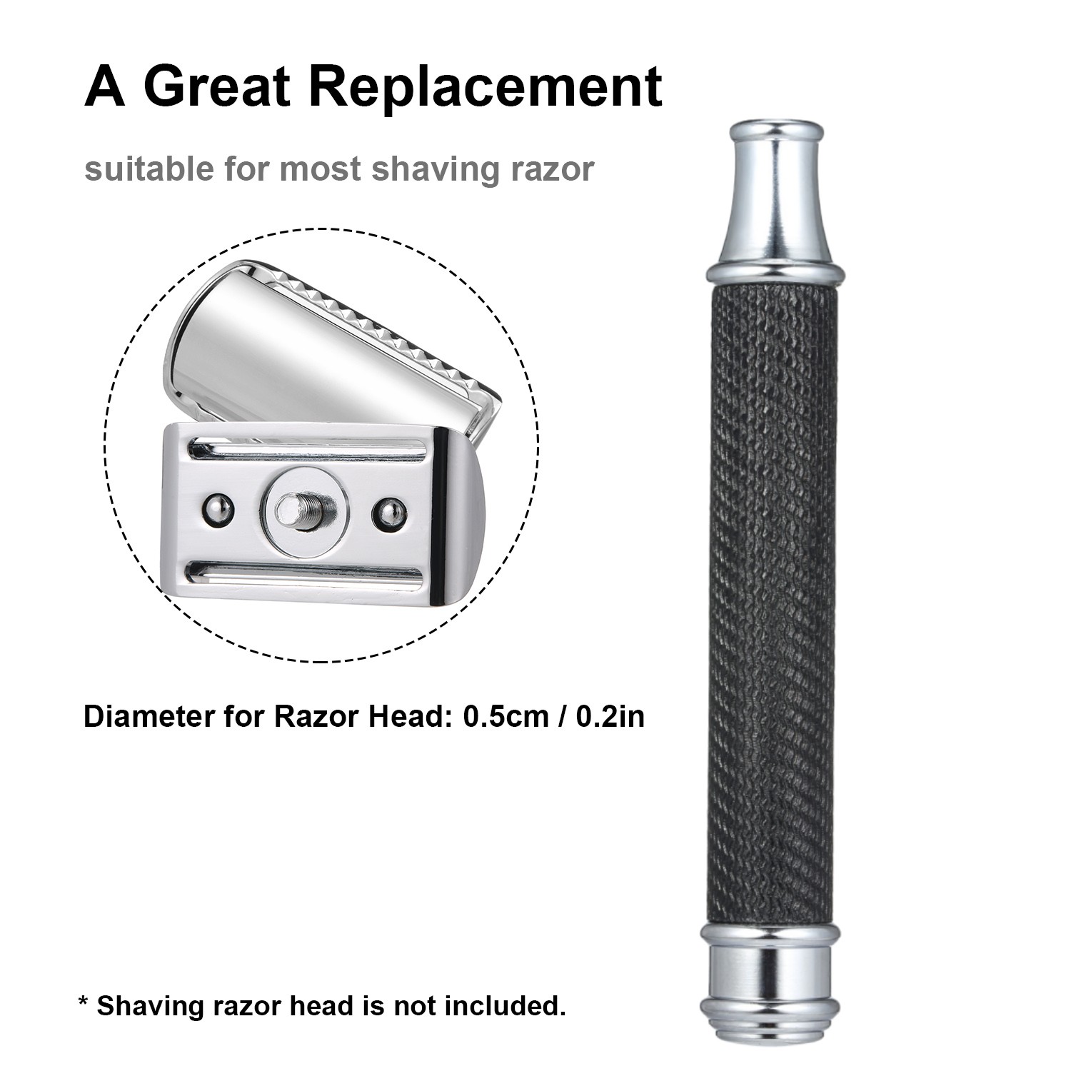 Stainless Steel Shaving Handle - Safety Razor Handle review and price