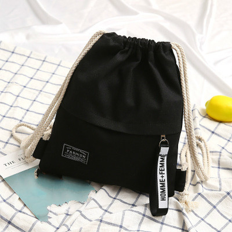1 Pcs Canvas School Bag Double - Linen Bag Bulk review and price