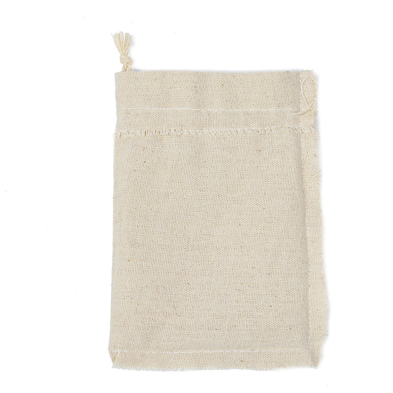 10pcs Cotton Linen Drawstring  - Linen Bag Bulk review and price