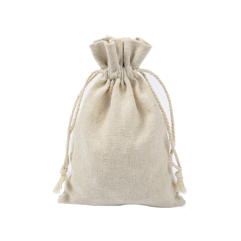10pcs Cotton Linen Drawstring  - Linen Bag Bulk review and price