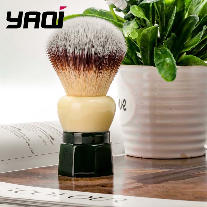 YAQI Shave Brush for Men White - Safety Razor Handle review and price