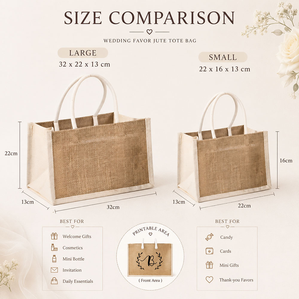 Custom Wedding Gift Bag Person - Linen Bag Bulk review and price