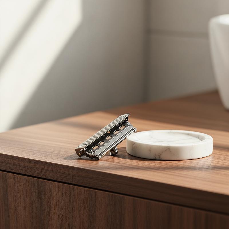 Matte Black Single Blade Manua - Safety Razor Handle review and price